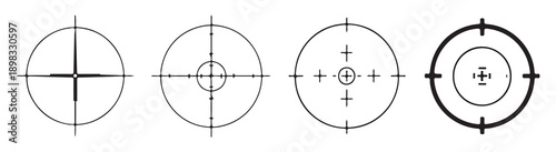 Sighting reticles for optical lenses and camera focus marks for precision imaging and target tracking