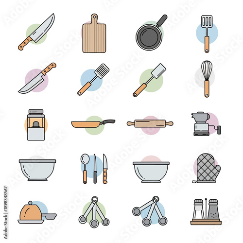 Kitchen Utensils and Cooking Tools.