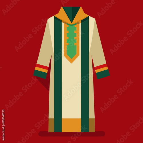 Traditional Libyan Jalabiya Clothing Design
