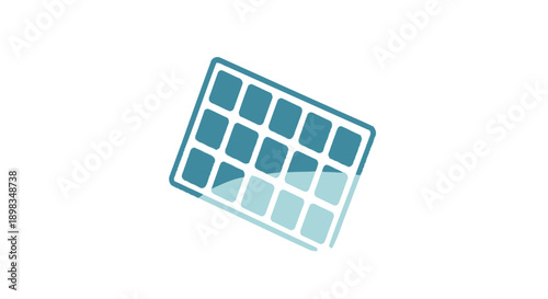 Abstract illustration of a grid-like structure with a modern and minimalist design approach