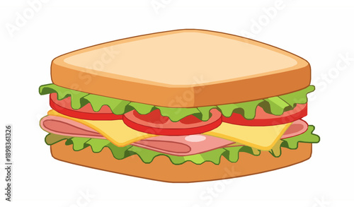 Cute Fast Food Doodle Icon Set Vector Cartoon Illustration