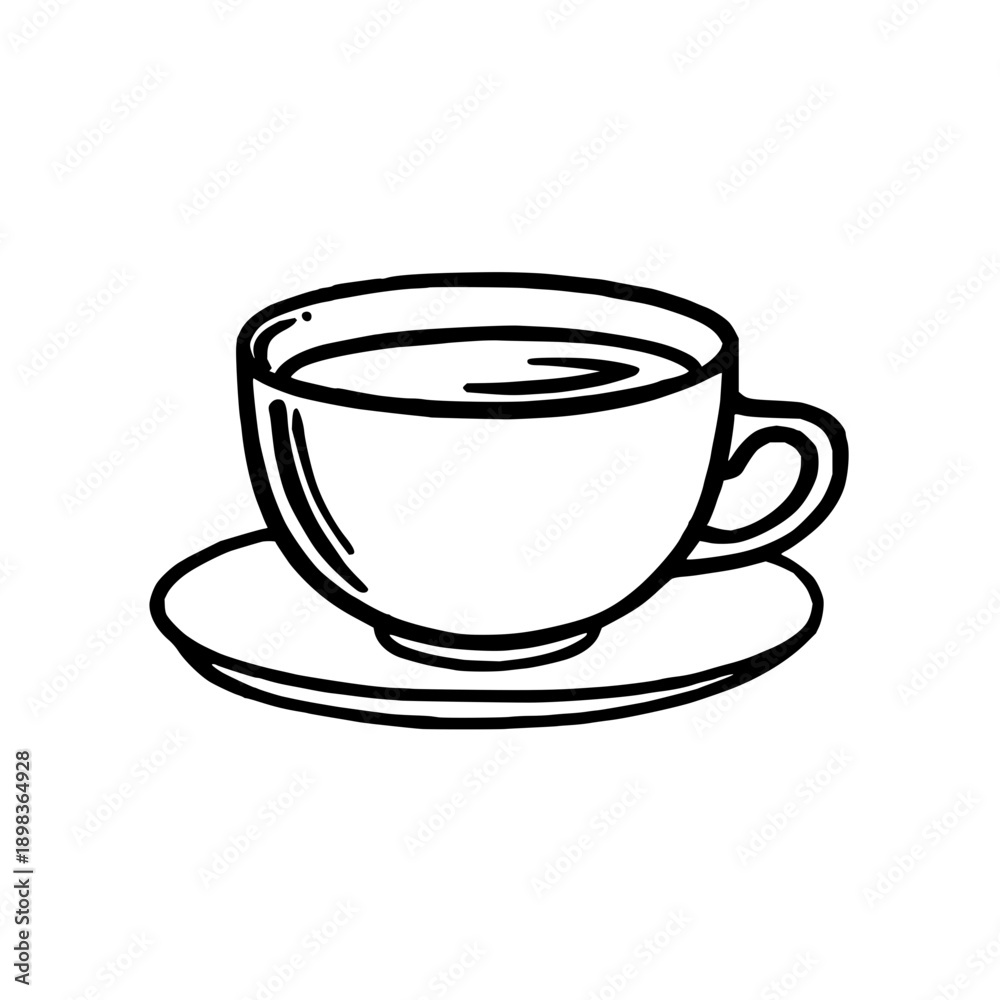 Obraz premium Tea Cup on Saucer