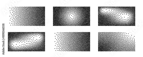 Fotografie Pixel textured background, square dot fade pattern