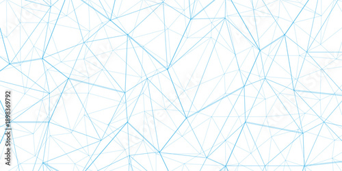 Technology abstract white digital background of connected blue line .many squares and rectangle shapes .Internet connection network high digital technology with connecting points and