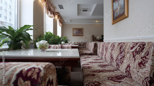 Cafe with classic design.