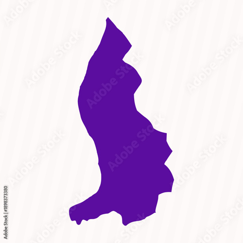 Purple Editable Liechtenstein Simple Map