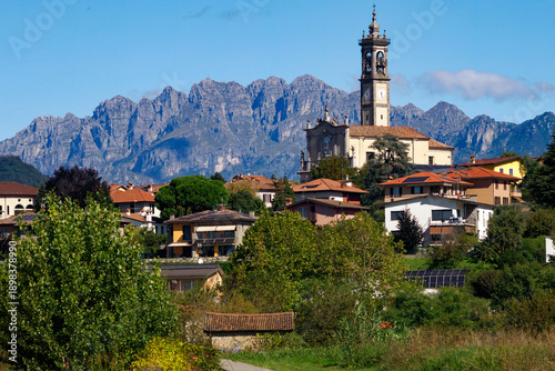 Foto View of Merate from a cycleway