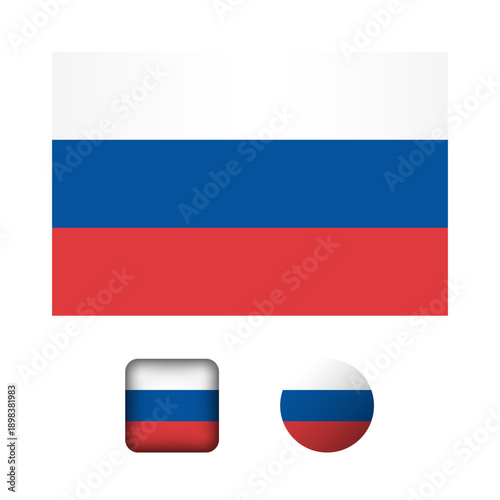 Free Download Russia Flag Flat Icons Collection - GFXLoad