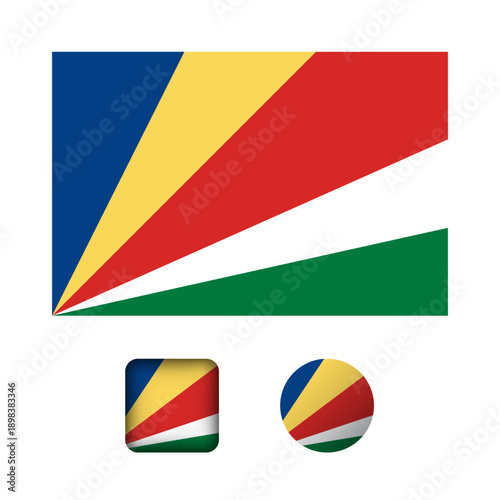Seychelles Flag Flat Icons Collection Free Download Seychelles Flag Flat Icons Collection - GFXLoad