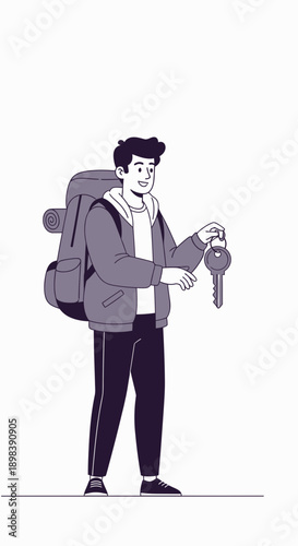 Adventurous Traveler Holds Key To New Destinations And Experiences