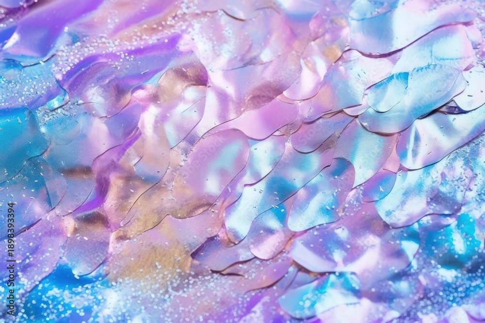 Fototapeta premium Gel texture backgrounds petal underwater.