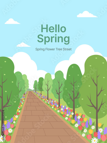hello spring _봄꽃 가로수길