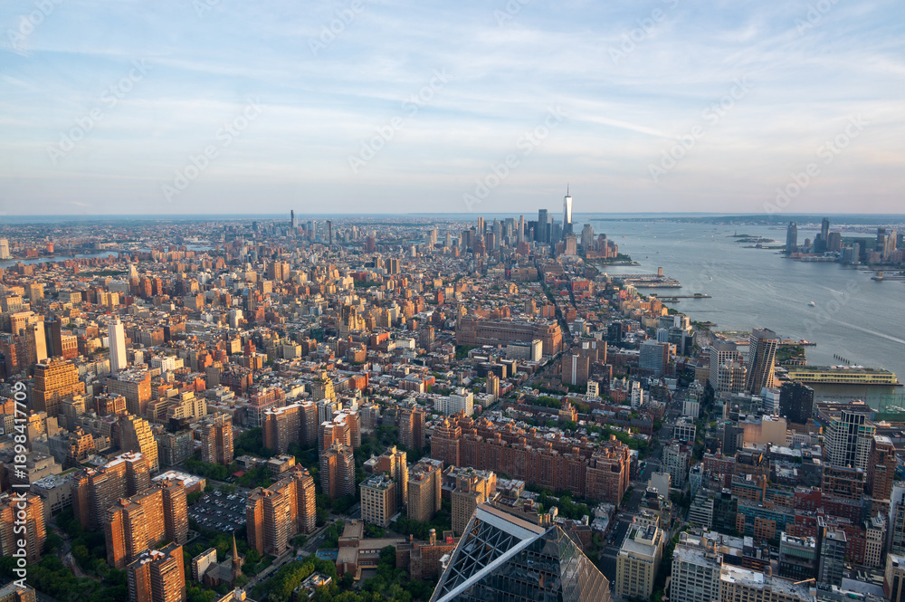Fototapeta premium Aerial View of New York City Skyline