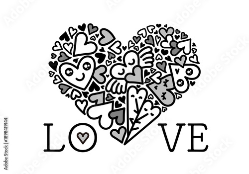 ハートで出来たハート