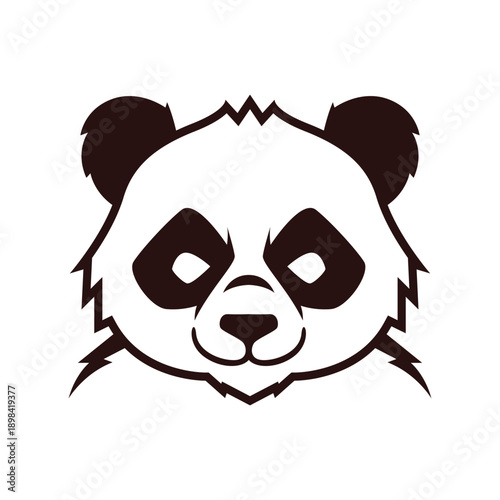 Panda icon image design