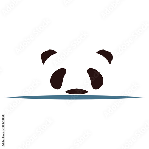 Panda icon image design