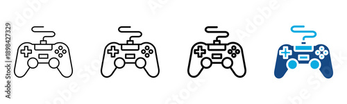 Challenge Icon Different Style Outline Collection Set Vector Illustration
