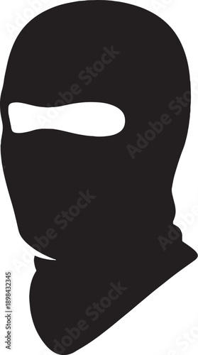 Hunting Face Mask Silhouette Icon