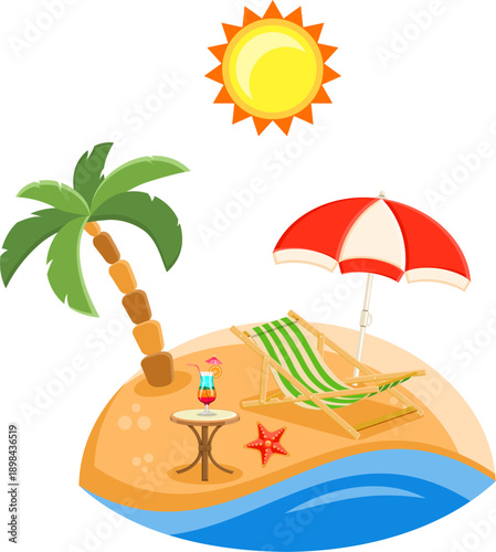 Summer Vacation on the Beach