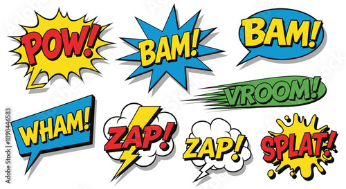 comic book speech bubbles