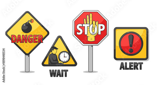 Warning signs and symbols