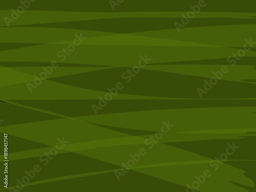 Abstract dark green background texture with layered, geometric brushstroke patterns, creating a subtle yet dynamic visual effect for modern designs