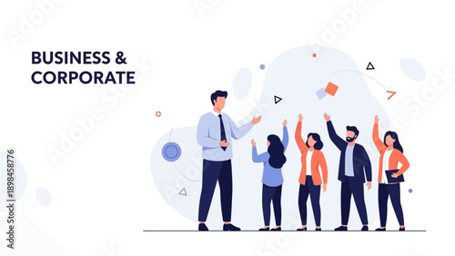 Business Team Success Meeting Presentation Concept