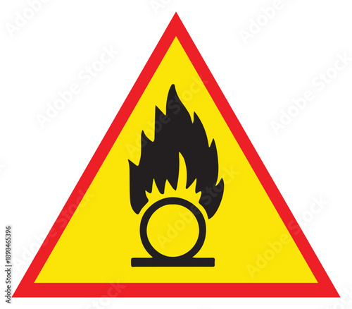 Warning of oxidising substances victor Element