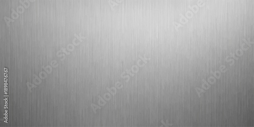 Brushed metal textured silver steel background plate