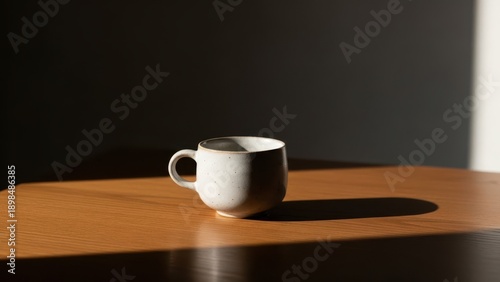 a cup on the table 