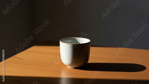 a cup on the table 