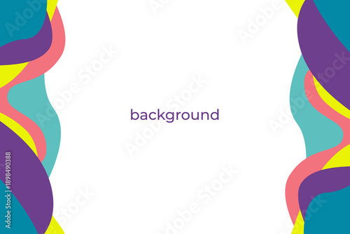 Wallpaper Mural Vector graphics, abstract background in trend colors for presentation, banner, inscription Torontodigital.ca