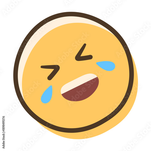 Laughing Tears Emoji Icon