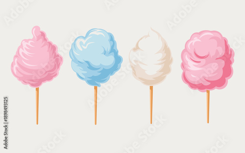 cotton candy sticks