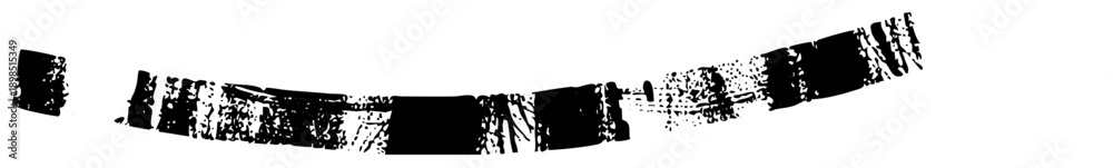 Obraz premium Dynamic abstract art featuring bold black brushstrokes with white texture, graphic design element, modern art piece, vector illustration, artistic expression.