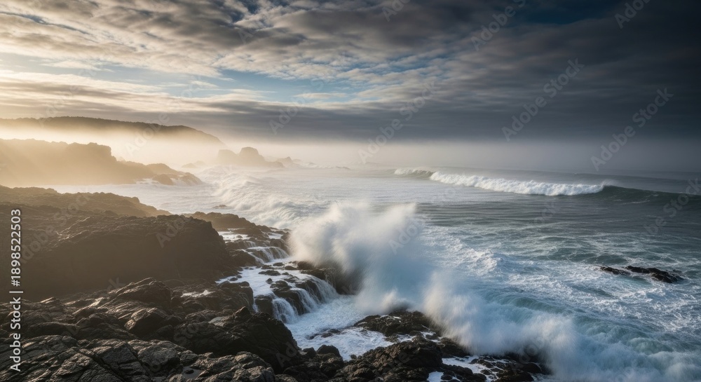 Obraz premium sunset over the sea