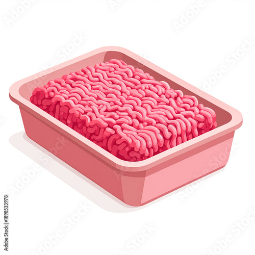 Mięso mielone ilustracja