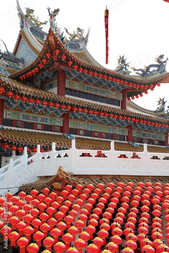 Canvas Print façade de Thean Hou temple - Kuala Lumpur