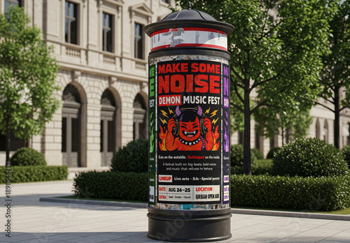 Morris Column Mockup