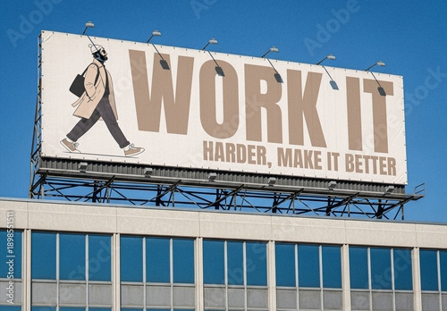 Rooftop Billboard Mockup