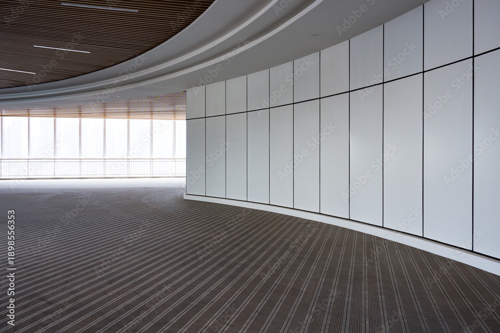 Obraz premium Modern and empty indoor space