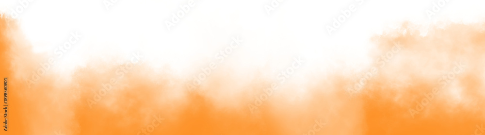 Naklejka premium Deep Orange Color High quality smoke steam effect isolated PNG. Professional design element for overlays, posters, branding, advertisements, cinematic visuals, photo manipulation, digital art