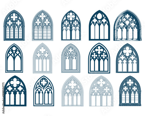 Gothic Window SVG Bundle