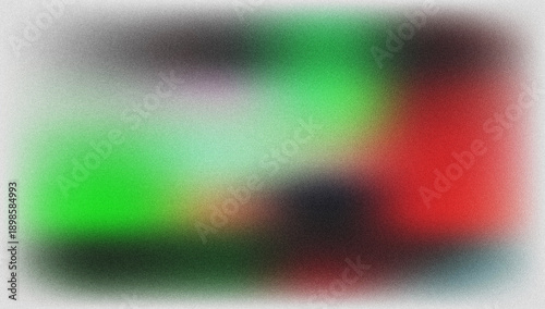Abstract blurred gradient with green red and black colors soft