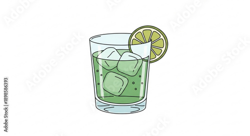 Cocktail with Lime