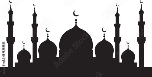 islamic architectural elements featuring arches domes 