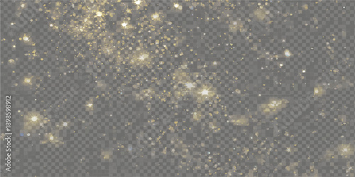 Shiny blue winter wallpaper featuring a magic glow of falling snow and star patterns on a holiday window design with bright glitter texture