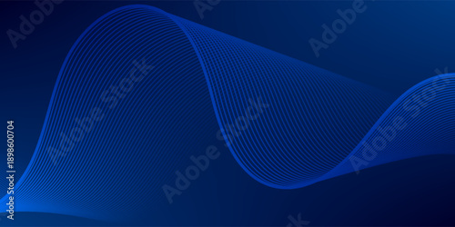 abstract wavy lines background. Premium background design with diagonal dark blue line pattern. abstract dark blue background.