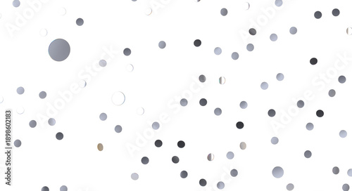Sky confetti flying in the ...