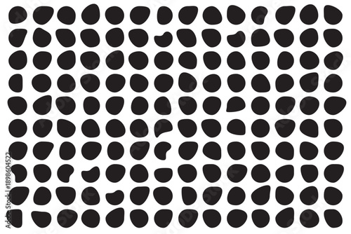 Organic colorful blob shapes. Round abstract organic shape collection. Pebble, drops and stone silhouettes. Random abstract liquid organic irregular blotch shapes